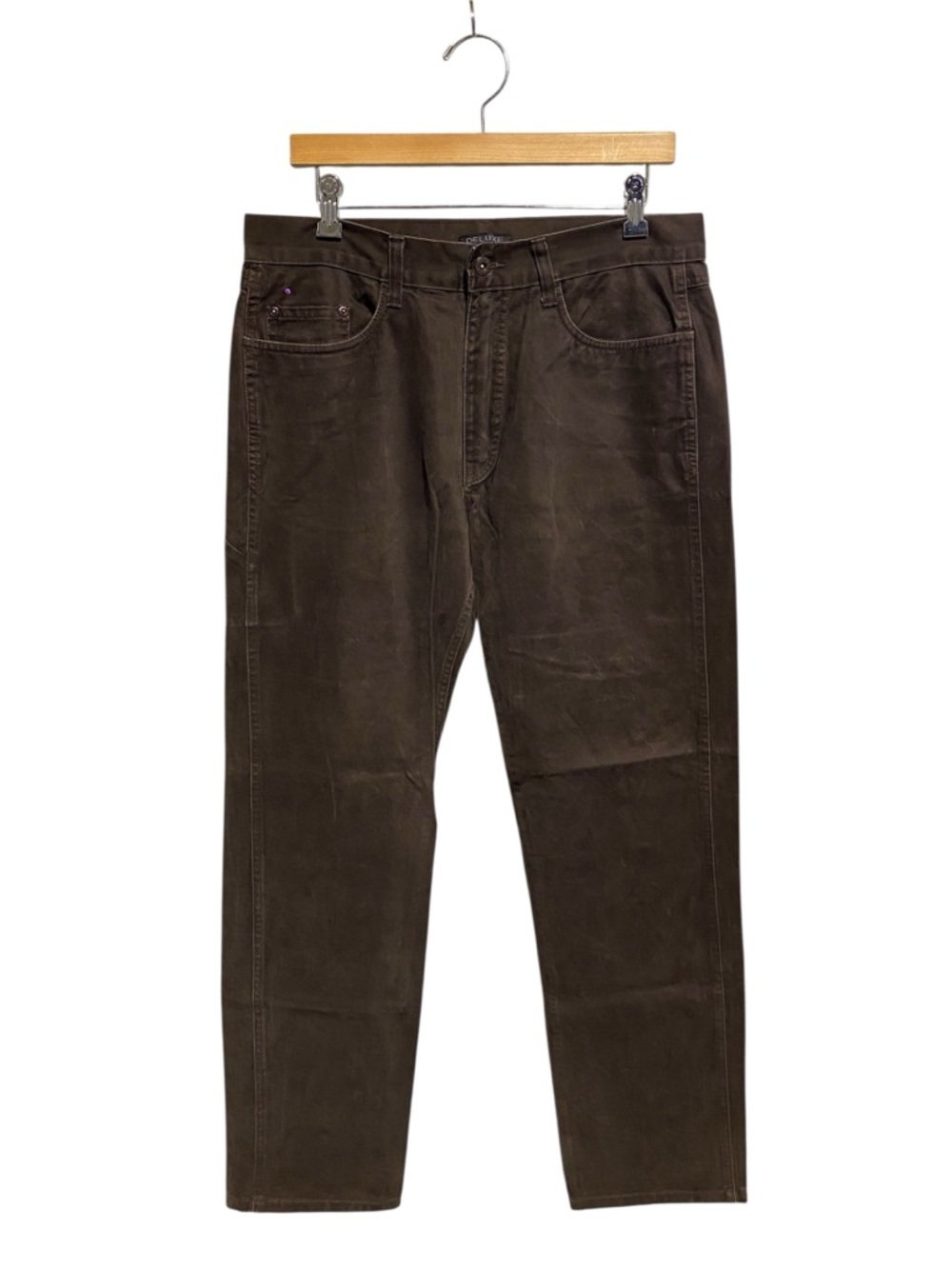 Men’s Stussy Deluxe Dark Brown Micro Corduroy Pants